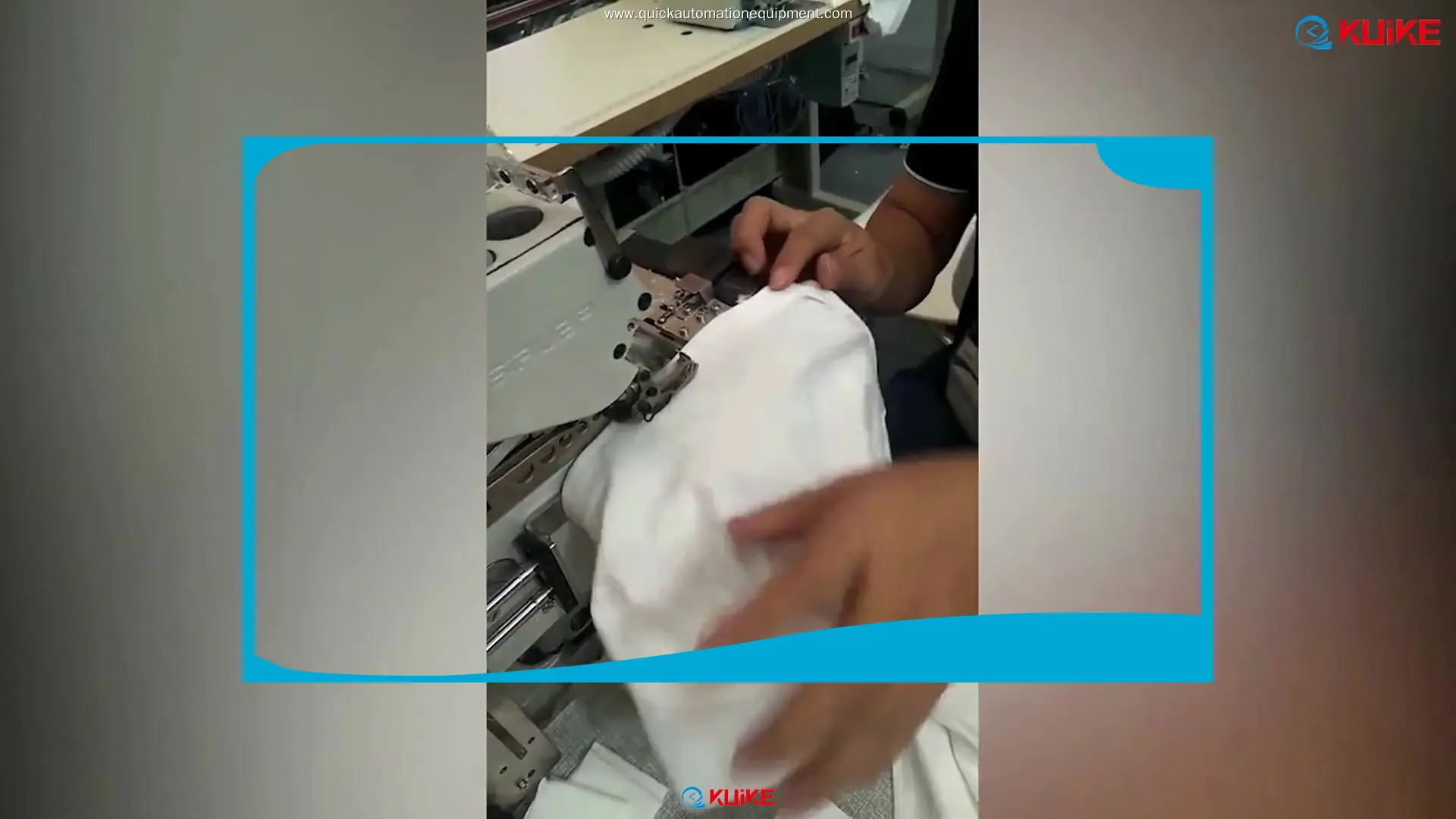 Nouvelle machine automatique de pose de cols ronds | KUIKE 1