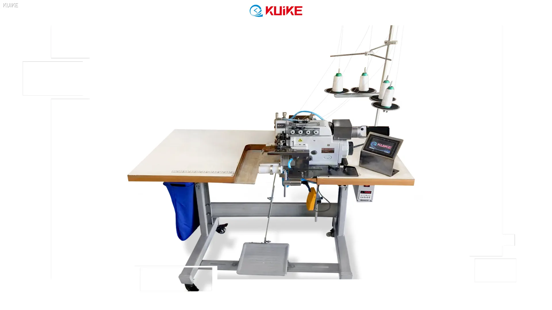 KUIKE | Top Automatic round collar attaching machine wholesale 1