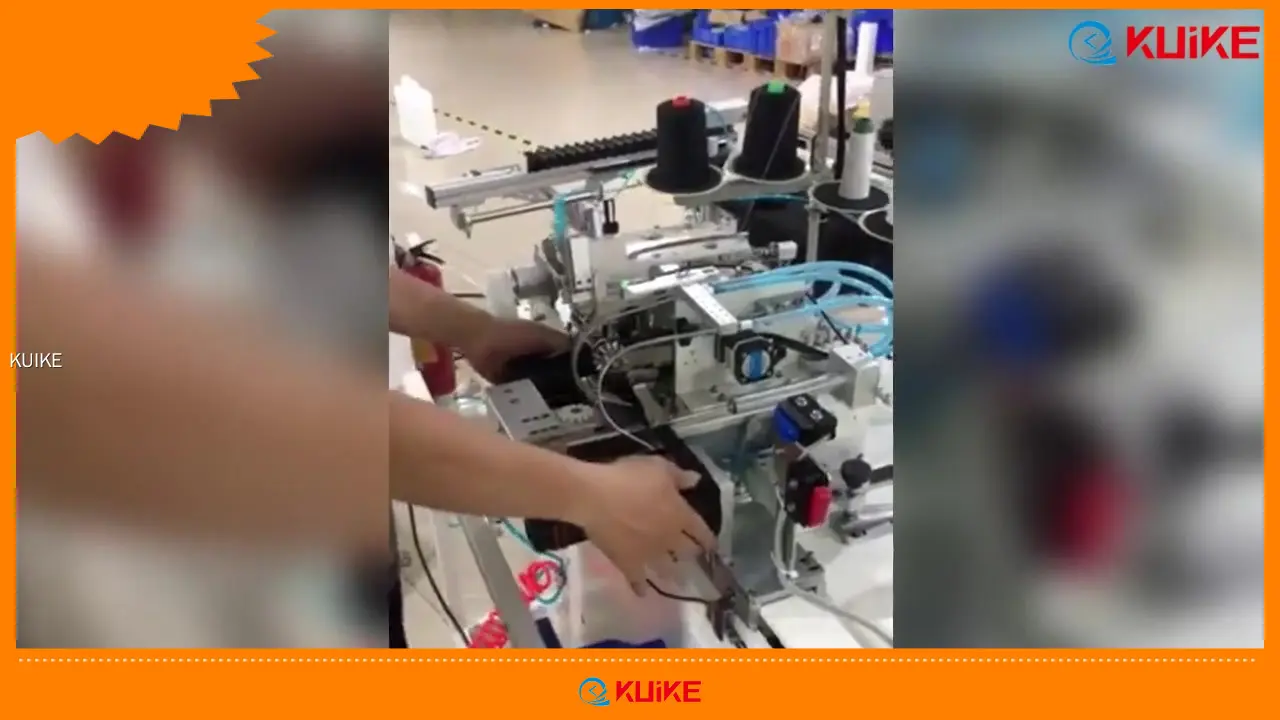 Machine de fixation de bandes de tricot côtelées à vendre en gros | KUIKE 1