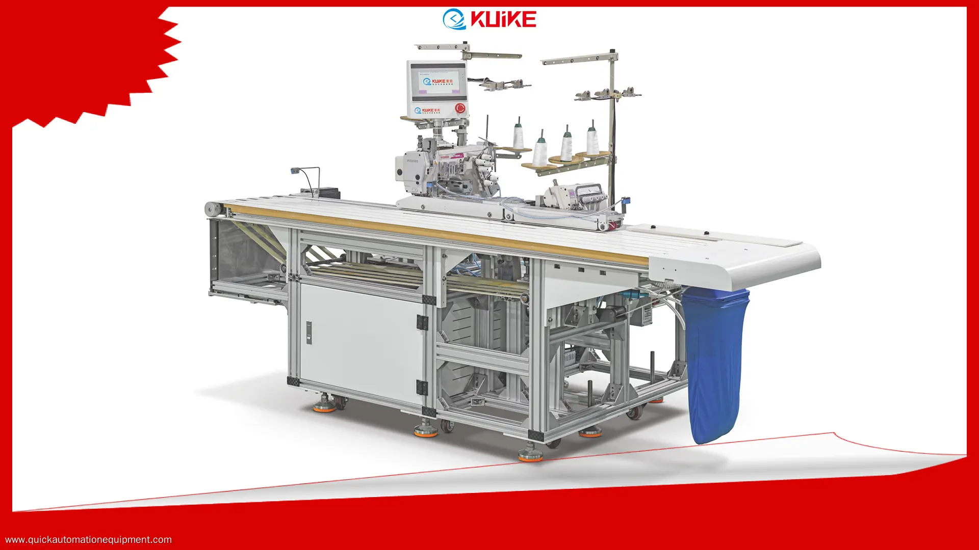 KUIKE | Surjeteuse de haute qualité avec surjeteuse combinée à prix d&#39;usine 1