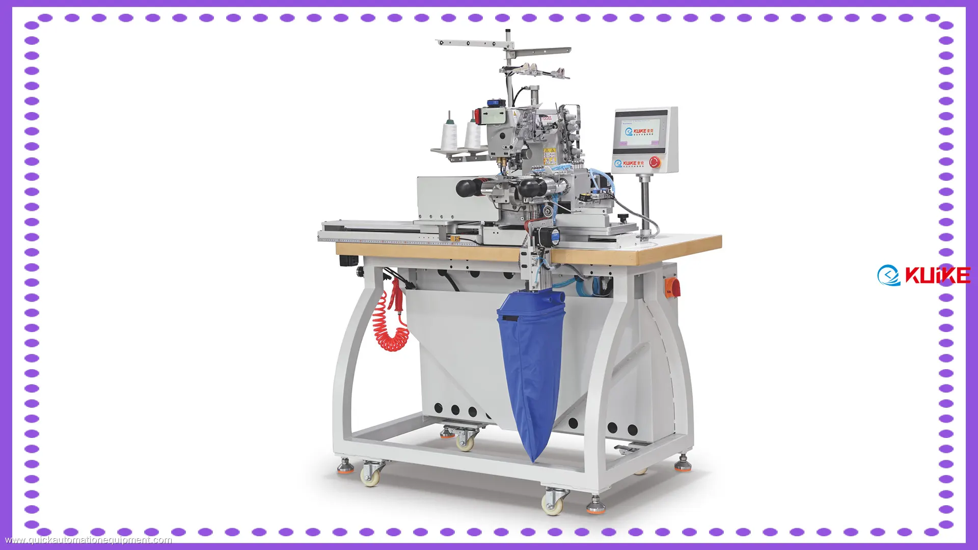 KUIKE | Meilleure machine à ourler les bas de pantalons à prix d&#39;usine 1