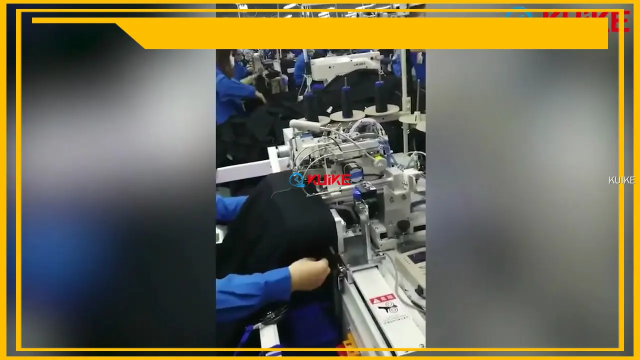 Machine professionnelle de fixation de bandes de tricot côtelé, prix d&#39;usine | KUIKE 1