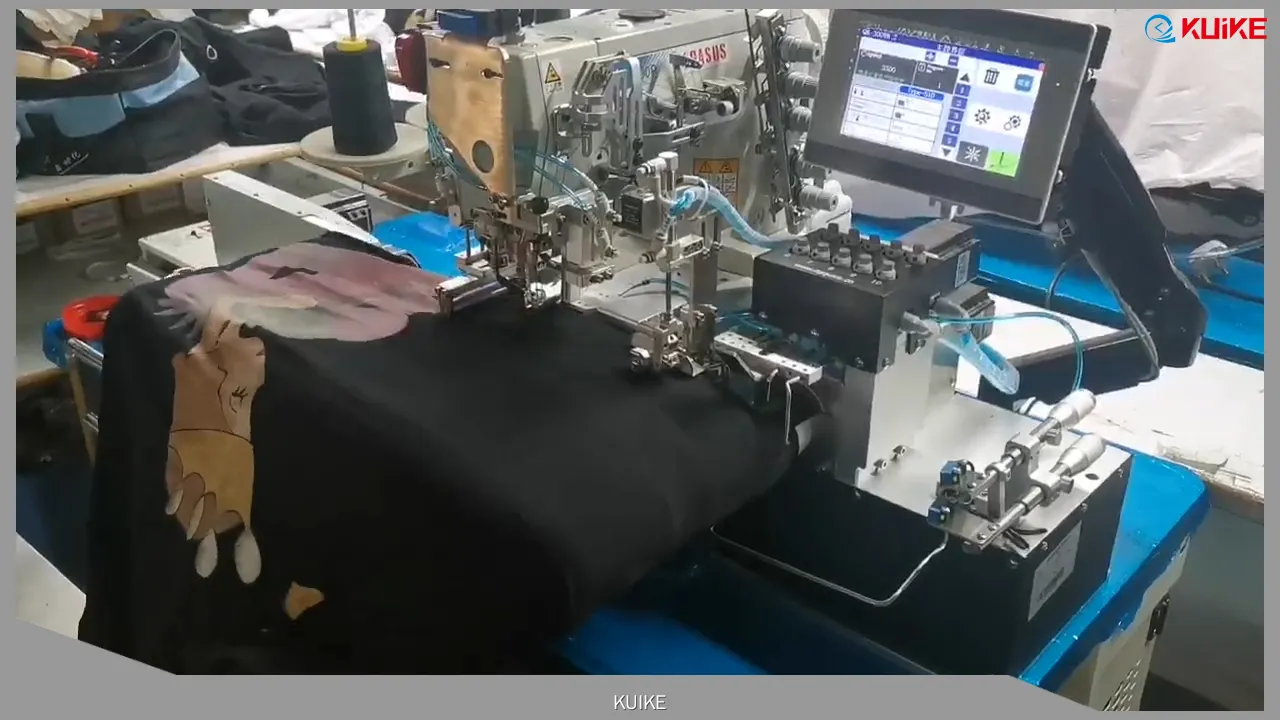 KUIKE | Ourleur inférieur sur mesure à point de recouvrement, prix d&#39;usine 1