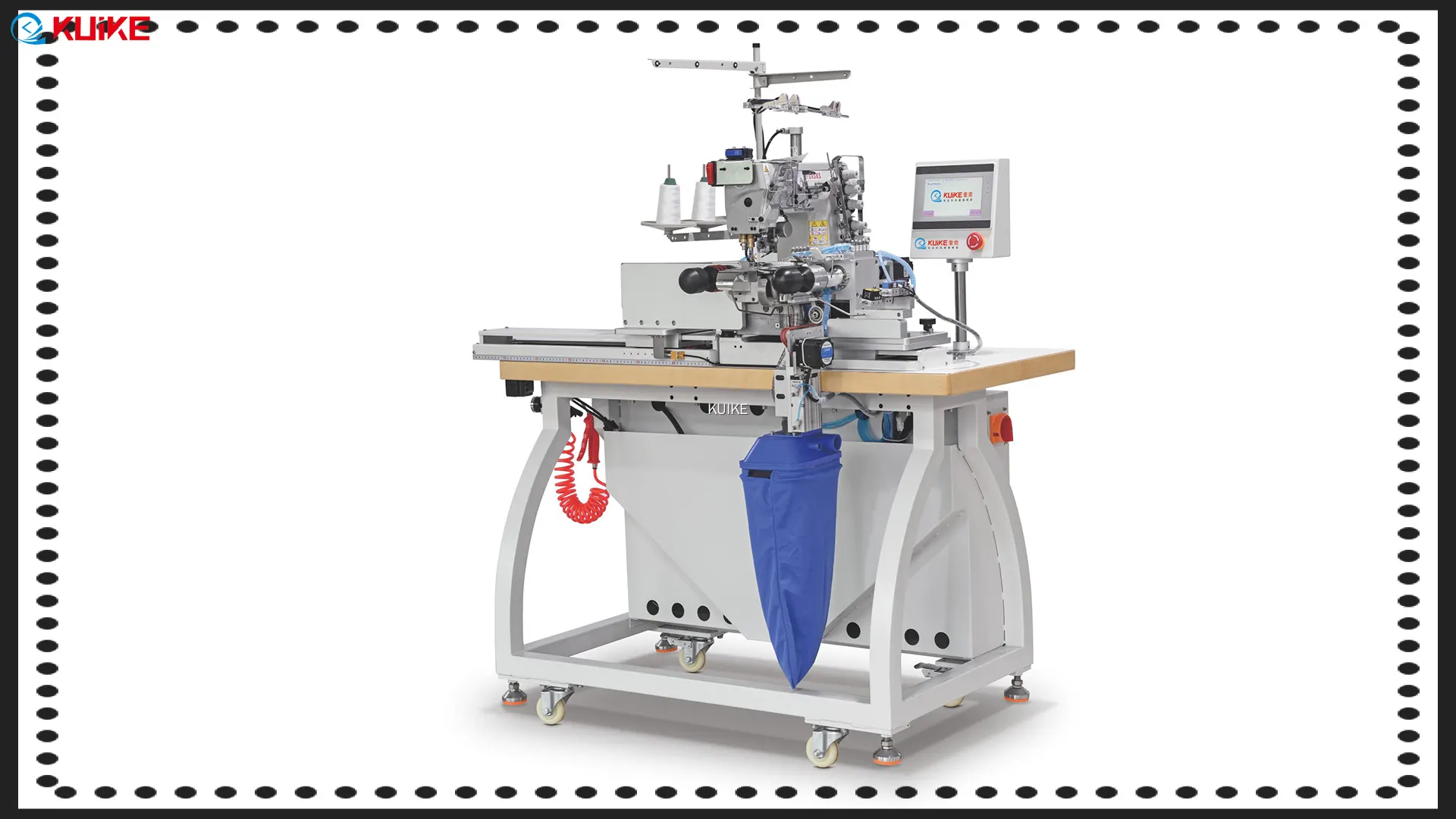 KUIKE | Machine à ourler le bas avec vérin supérieur, prix d&#39;usine 1