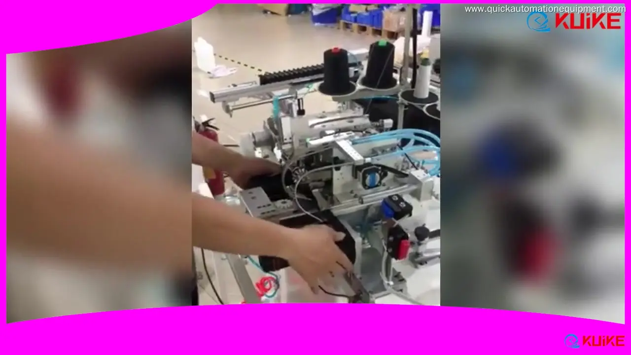 Machine de fixation de bandes de tricot côtelées personnalisées | Fabricant | KUIKE1 1