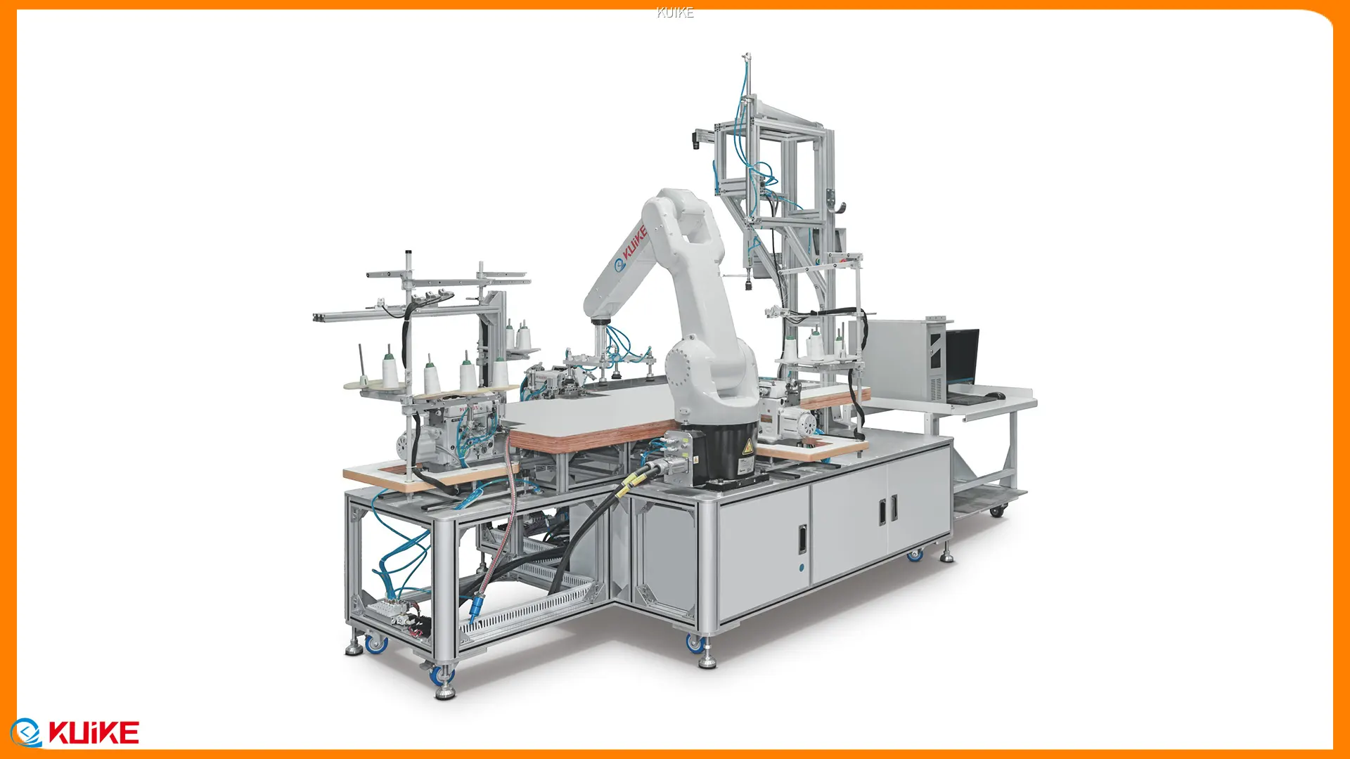 Machine à ourler les coutures latérales doubles automatique sur mesure, prix d&#39;usine | KUIKE 1