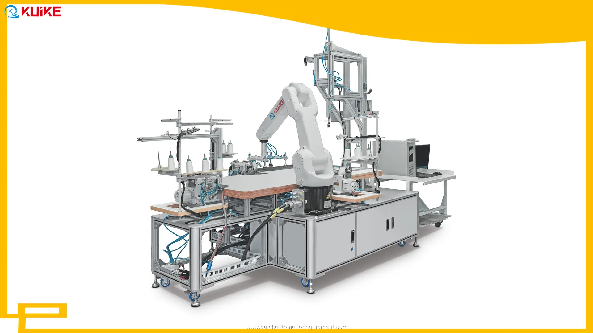 KUIKE | Dobladilladora automática de doble hombro personalizada, precio de fábrica 1