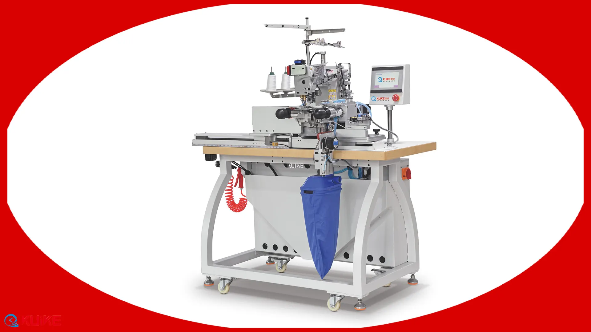 Machine automatique à ourler les fonds plats de qualité | KUIKE 1