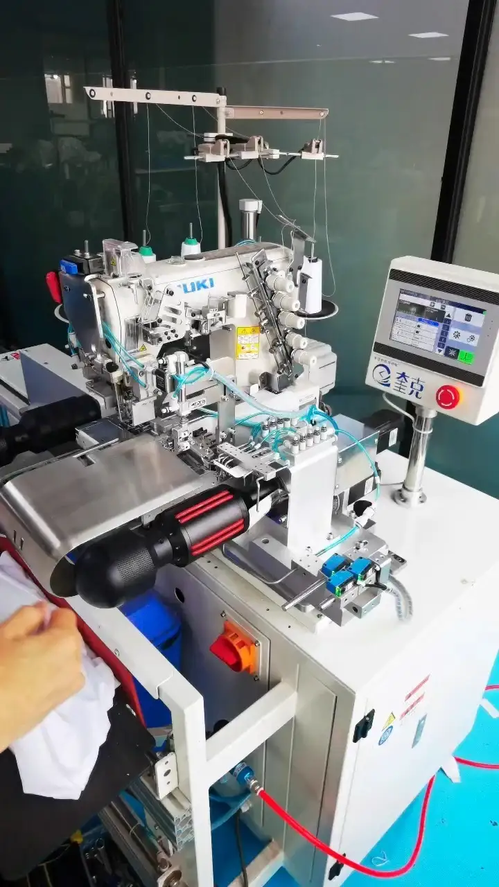 QK-300H Automatic Coverstitch Bottom Hemmer For Jersey 1