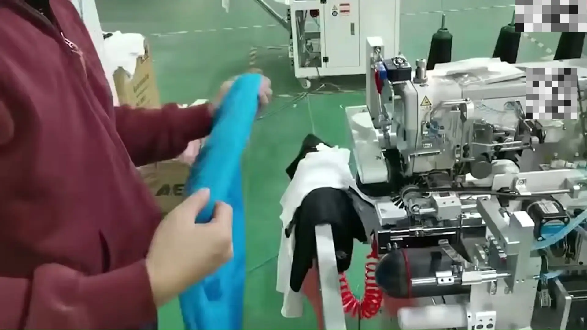 QK-346-2 Automatic Waistband  Coverstitch  Machine 1