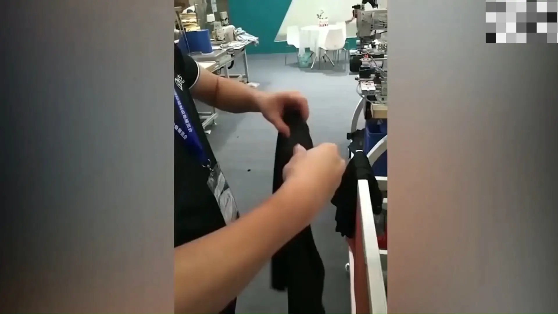 QK-346 Automatic Multi-needle Waistband Sewing Machine1 1