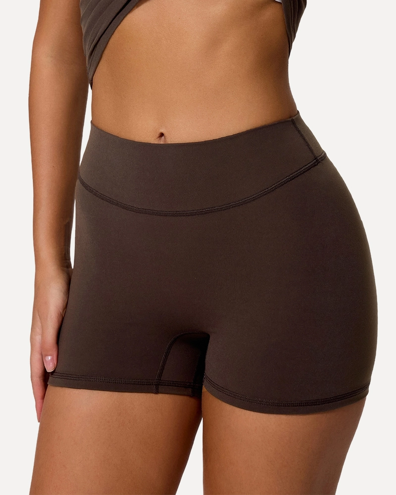 Factory Wholesale Customization Plus Size Custom Gym Wear Yoga Sports Bikers Shorts XTDK7193 1