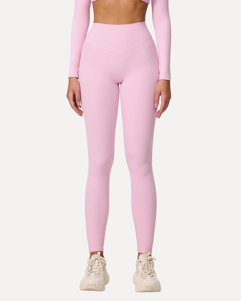 Custom High Waist Yoga Leggings Stretchy Fabric For Quick Drying Hip Lifting XT5223 1