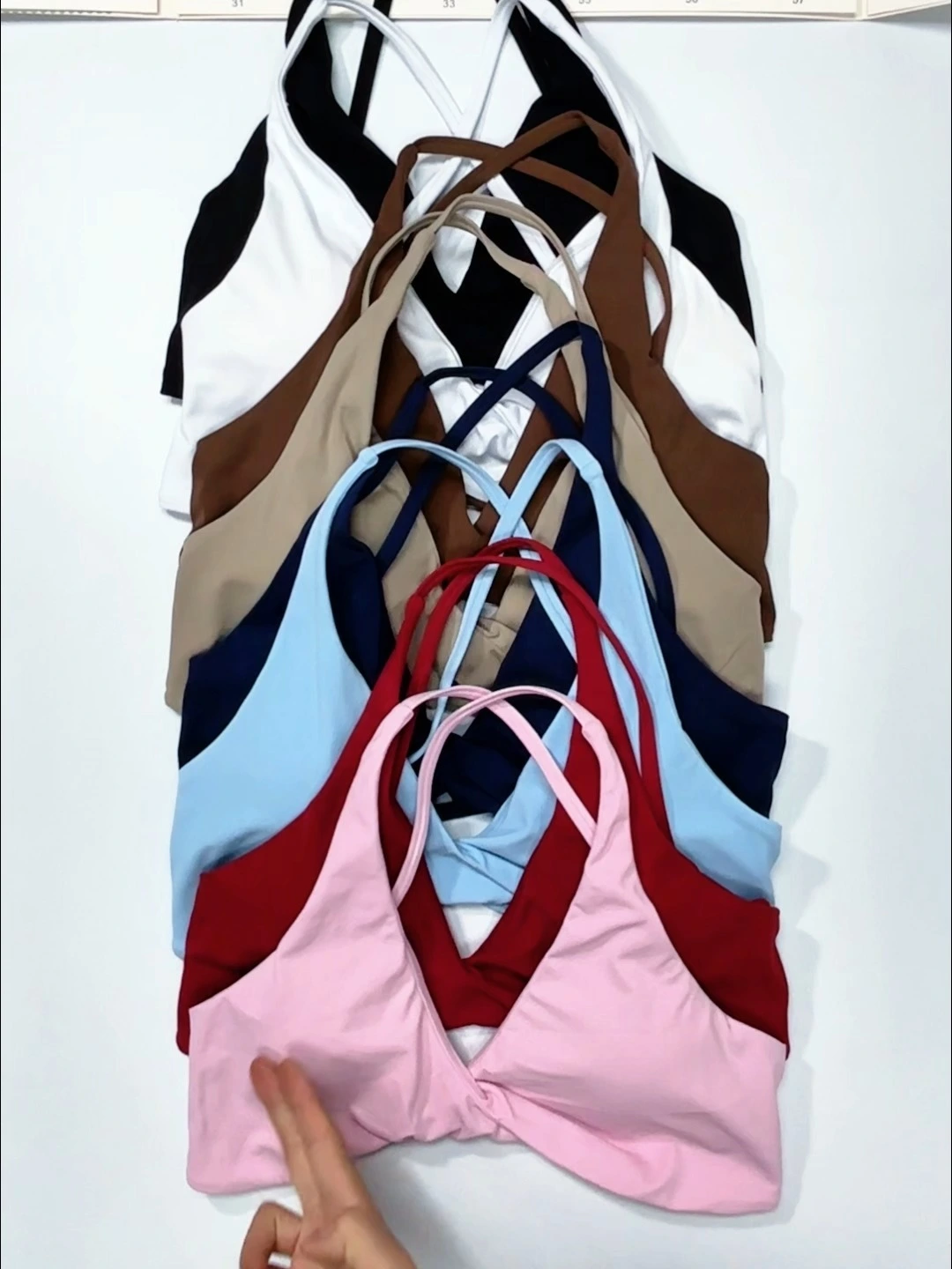 Women's Running Exercise For Push Up Sports Bra Personalised Customization XTNY8518-1 1