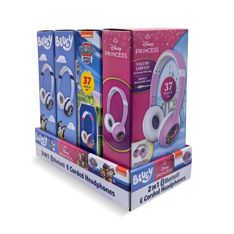 Collapsible Paper Box For Disney Kids 2IN1 Bluetooth Headphones 1