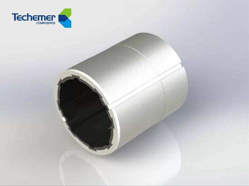 High Tempreture High Load Self Lubricating Filament Wound Bearings For Pumps 1