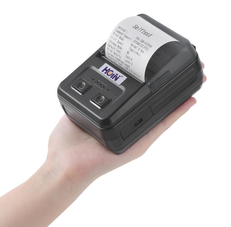 HOIN HOP-Q200 58mm থার্মাল হ্যান্ডহেল্ড পোর্টেবল রসিদ প্রিন্টার ট্যাক্সি প্রিন্টার 13