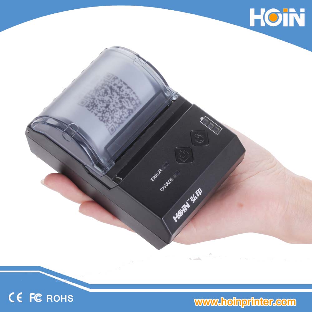 ৫৮ মিমি মিনি পিওএস থার্মাল পোর্টেবল অ্যান্ড্রয়েড মোবাইল রসিদ ইউএসবি বিটি হ্যান্ডহেল্ড প্রিন্টার বিনামূল্যে অ্যাপ ২০০০ এমএএইচ ব্যাটারি সহ