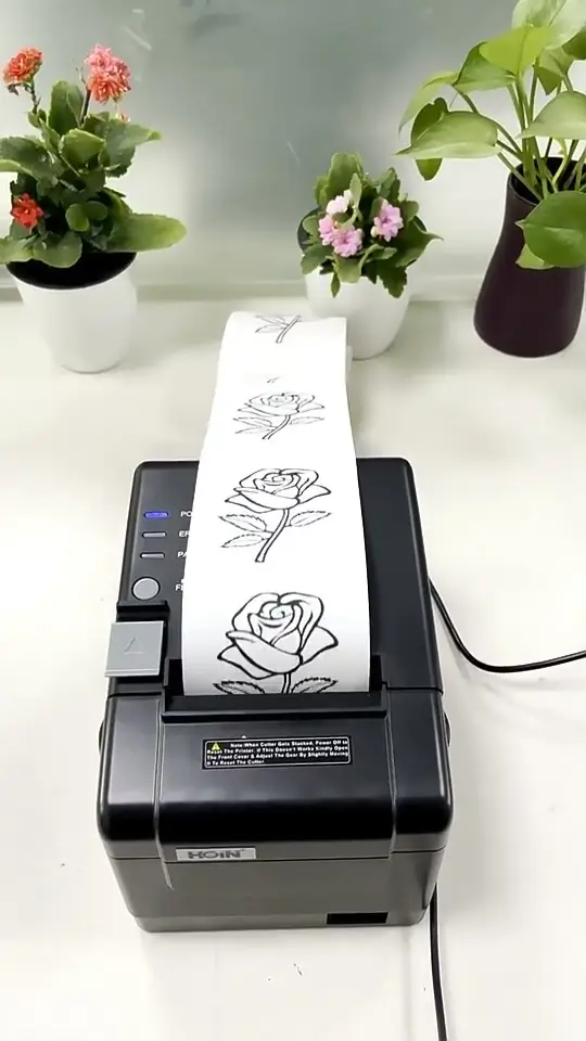 HOIN HOP-H806 USB Lan com WiFi seiral RS232 bluetoth impresora termica 80mm Desktop Thermal Printer 1