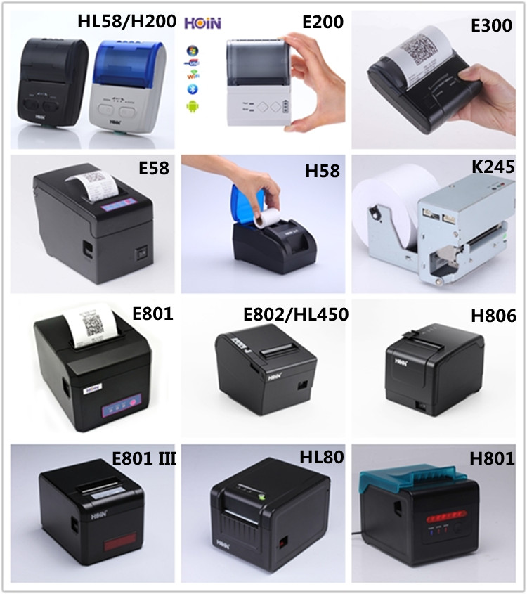 300mm/s Hot Sale 80mm USB Ethernet POS auto cut barcode thermal receipt printer with BIS certification 12
