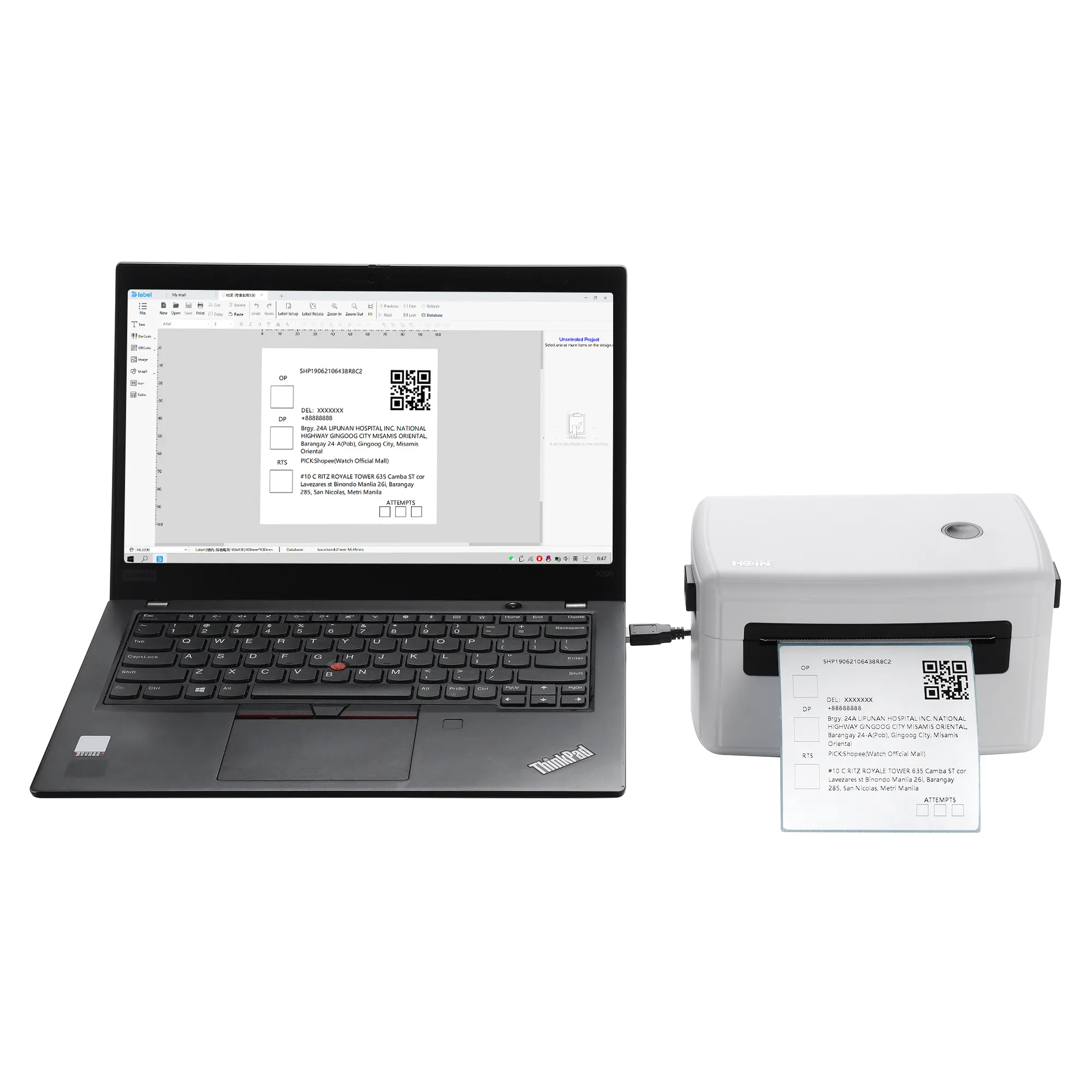 HOIN | New label printer 4 inch Company 4
