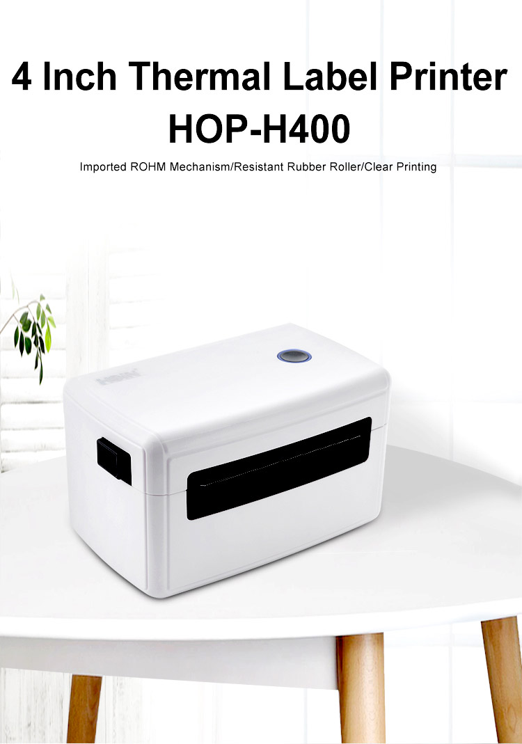 হট সেলিং হোইন HOP-H400 4 ইঞ্চি থার্মাল লেবেল প্রিন্টার ইউএসবি সহ 9