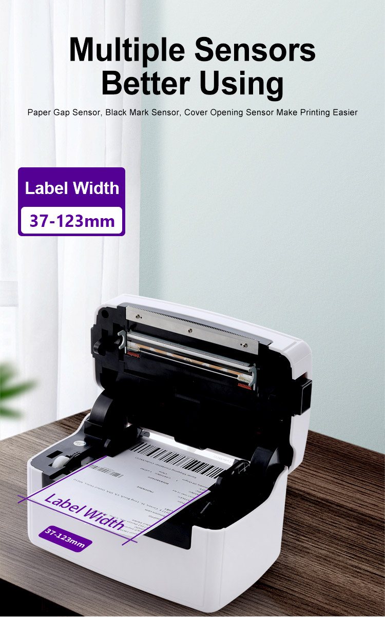 হট সেলিং হোইন HOP-H400 4 ইঞ্চি থার্মাল লেবেল প্রিন্টার ইউএসবি সহ 11