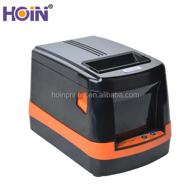 HOIN - Hoin Yeni Etiket Barkod 80MM 3 inç BT Termal Etiket Yazıcısı USB veya USB+BT 80mm Masaüstü Termal Yazıcı 1