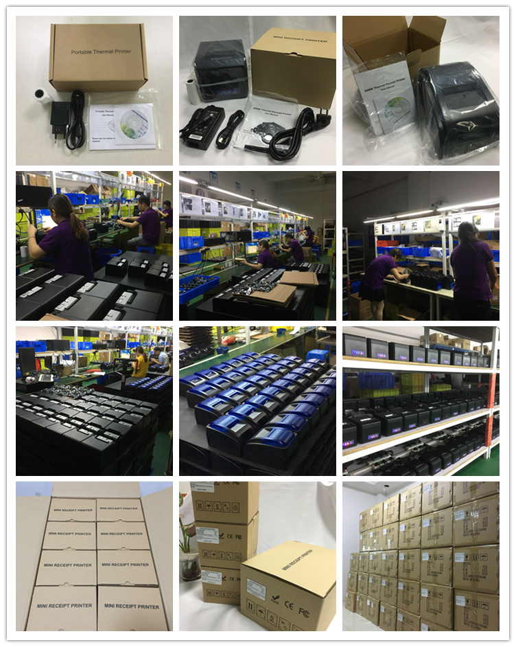 HOIN - 58mm Android USB+BT Mobile Printer With Car Charger and Battery 58mm portable thermal printer 14