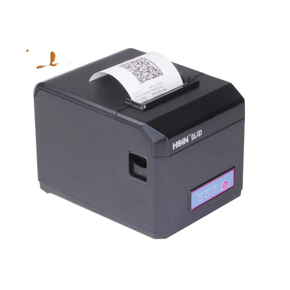 HOIN - HOP-E801 80 мм POS-принтер USB+Ethernet+WIFI беспроводной термопринтер 80 мм POS-системный принтер 1