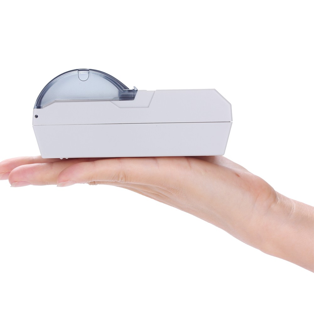 কারখানার সস্তা থার্মাল প্রিন্টার 58 মিমি মিনি পোর্টেবল মোবাইল USB BT WIFI POS লোগো বারকোডের জন্য বড় ব্যাটারি 2000mAh