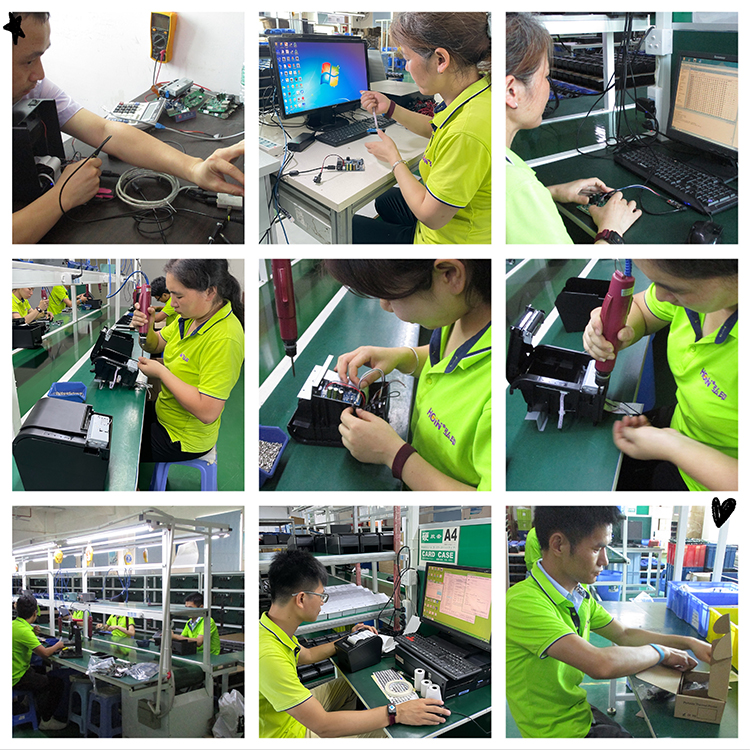 Factory Thermal Label Printer mini barcode LOGO printer for shipping label coffee shop warehouse hospital sticker 58mm