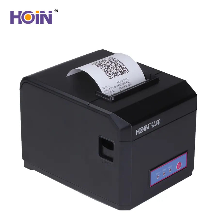 HOIN - Yeni Ürün Otomatik Kesici Hızlı Hızlı 80mm Termal Fiş Yazıcı Makinesi 80mm POS sistem yazıcısı 1