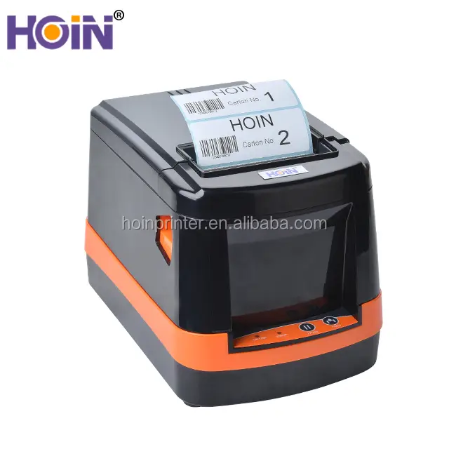 HOIN - BIS Barcode Label Printer 80mm With USB/USB+BT Free Driver Support 1D/2D Barcode Thermal Label Barcode Printer 1