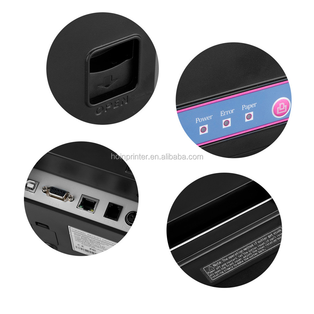 HOIN - HOP-E801 300mm/S Speed Best Quality Printer POS Android Cheap 80mm POS system printer 11