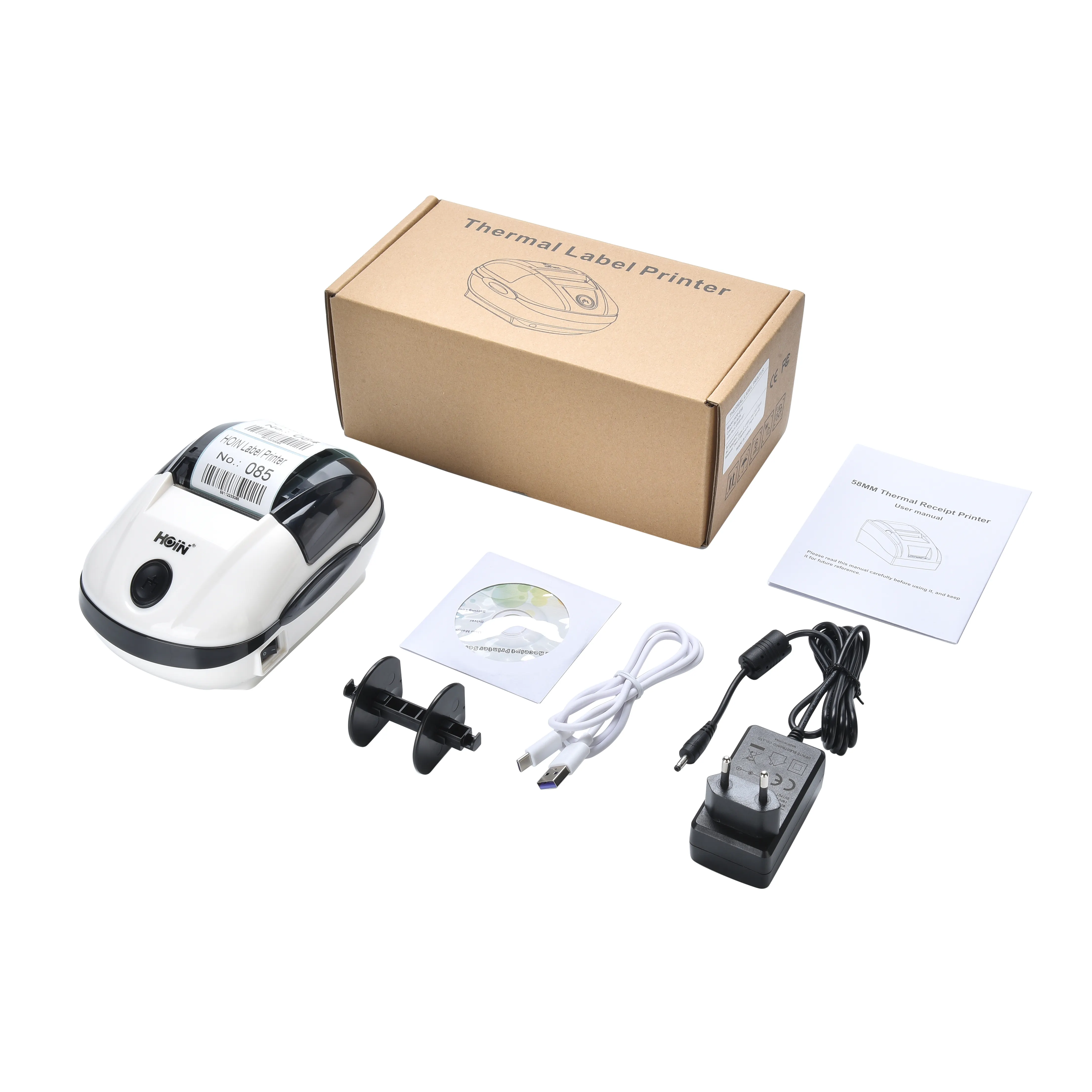 Custom thermal label printer Factory Manufacturer | HOIN 6