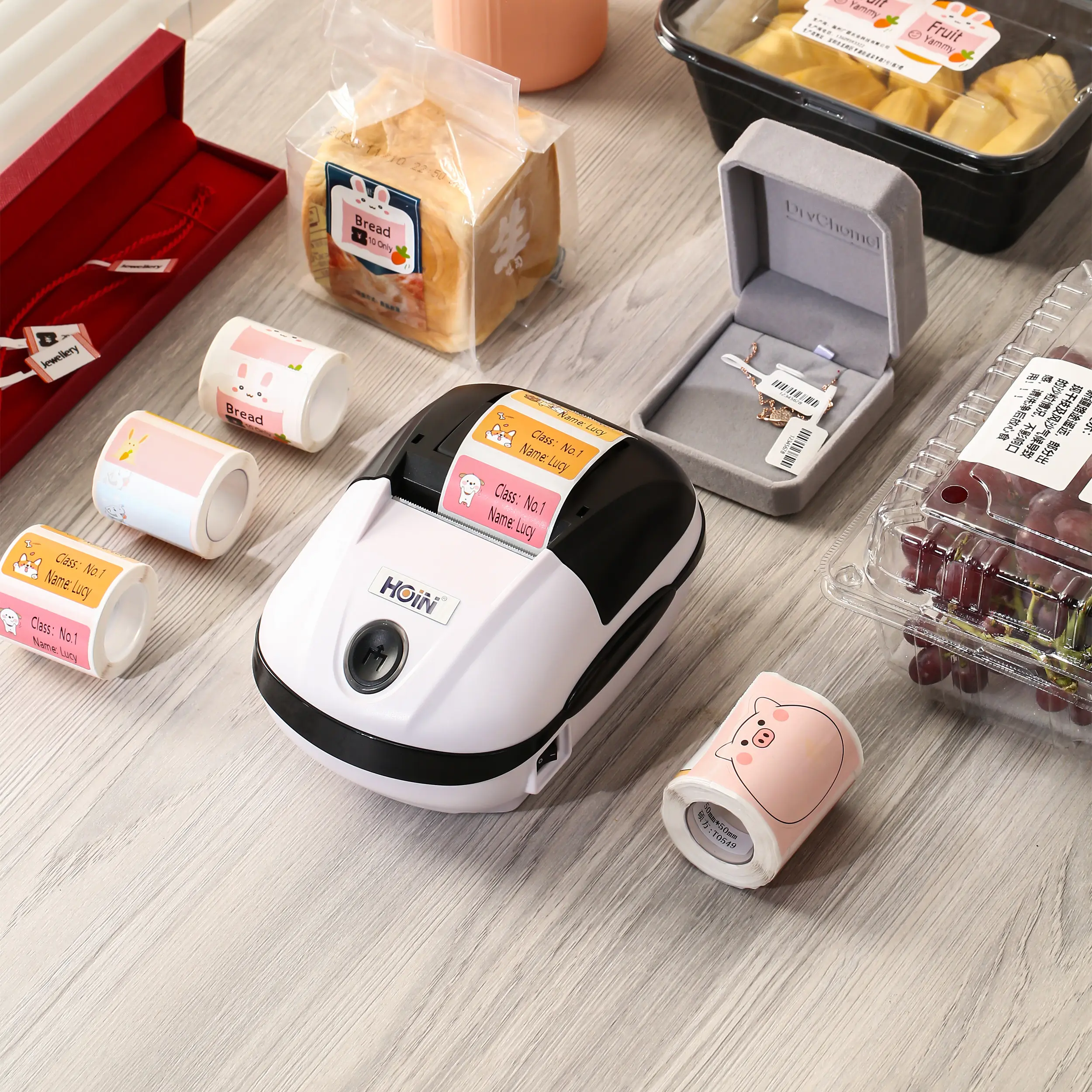 Custom thermal label printer Factory Manufacturer | HOIN 5