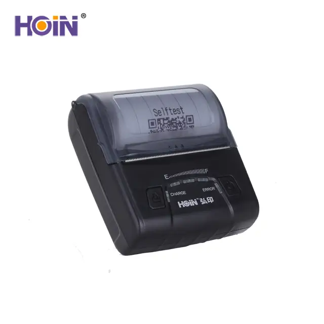 Mobile Thermal Mini Printer HOIN HOP-E300 Free SDK Driver Support windows,IOS Android 80mm Portable Thermal Printer 1
