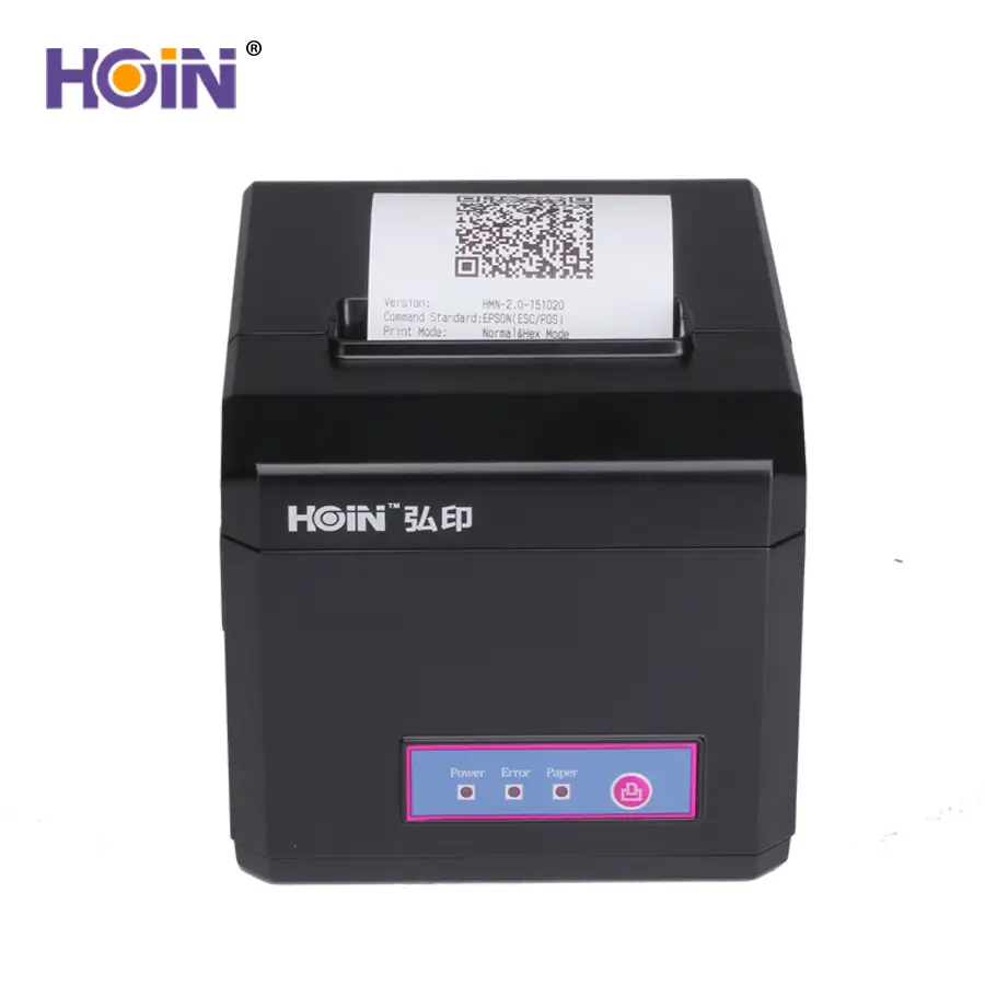 HOIN - HOP-E801 300mm/S RS232 LAN USB Yazıcı BIS Termal Fiş POS Yazıcısı 80mm POS sistem yazıcısı 1