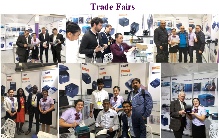 HOP-E801 300mm/S RS232 LAN USB প্রিন্টার BIS থার্মাল রসিদ POS প্রিন্টার সহ