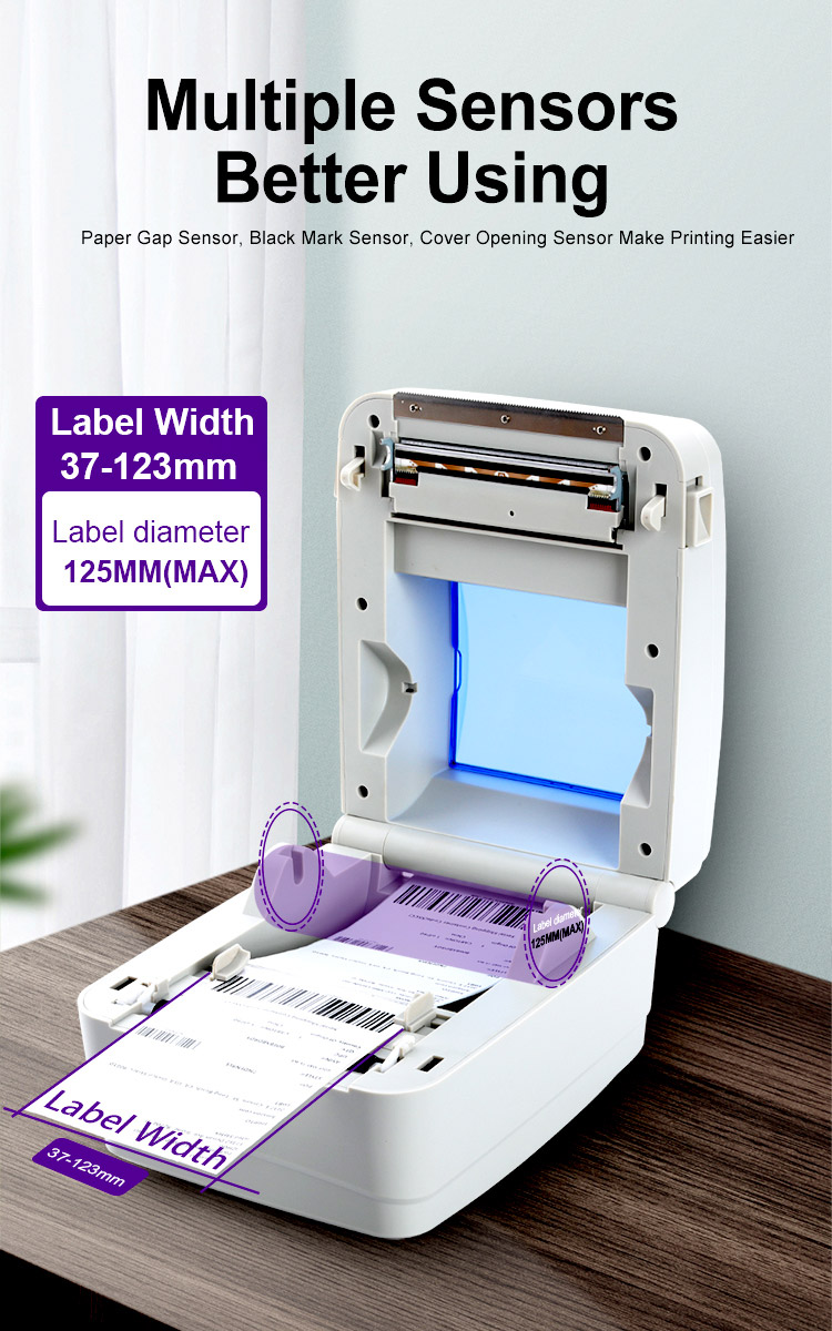 ভালো দামে সেরা পাইকারি ৪ ইঞ্চি থার্মাল লেবেল প্রিন্টার - HOIN সরবরাহকারী 6