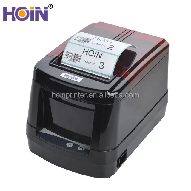 HOIN - 80mm Barcode Label Thermal Printer High Speed 127mm/s For Shops Supermarkets Warehouse Printing Thermal Label Barcode Printer 1
