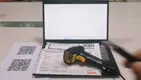 HOIN | High-quality handheld laser barcode scanner Factory 2