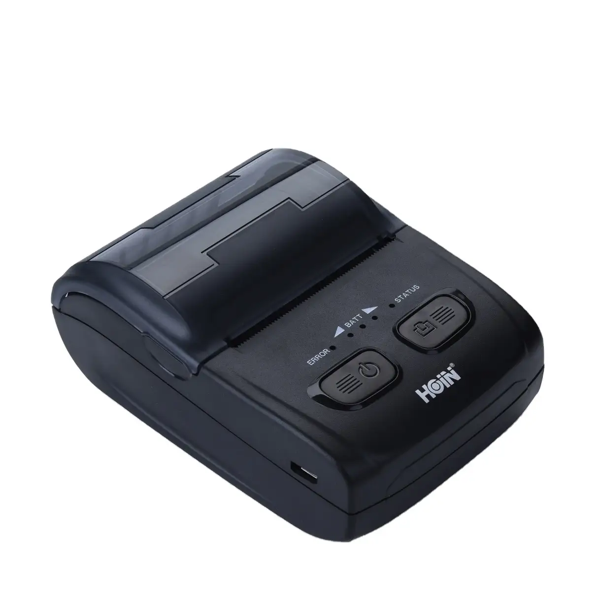 HOIN - Imprimante de reçus thermique portable 58 mm Ports USB BT alimentés par batterie avec imprimante thermique portable BIS 1