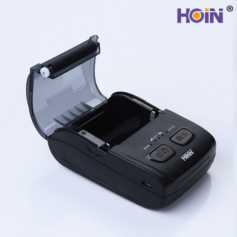 HOIN - mini wireless USB BT pos receipt printer portable thermal receipt printer 58mm portable thermal printer 10