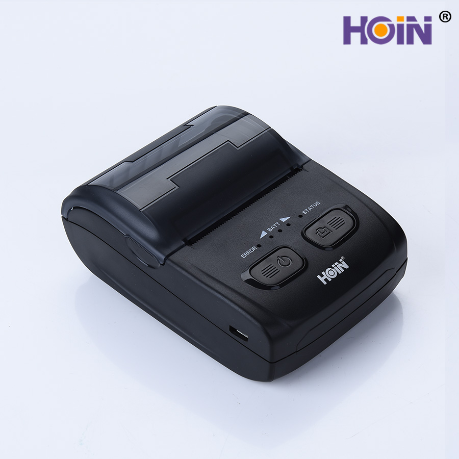 HOIN - mini wireless USB BT pos receipt printer portable thermal receipt printer 58mm portable thermal printer 9