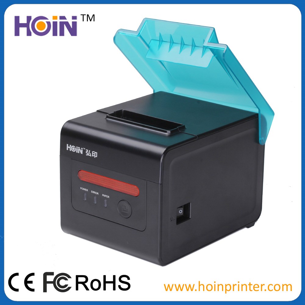  HOIN H801 অটো কাটার 80mm POS থার্মাল রসিদ প্রিন্টার 300mm হাই স্পিড থার্মাল প্রিন্টিং