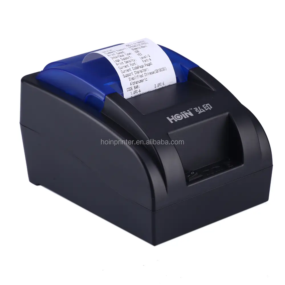 HOIN - Hoin ODM/OEM USB+BT Printer POS Receipt Cheap Thermal Printer 58mm Desktop Thermal Printer 1