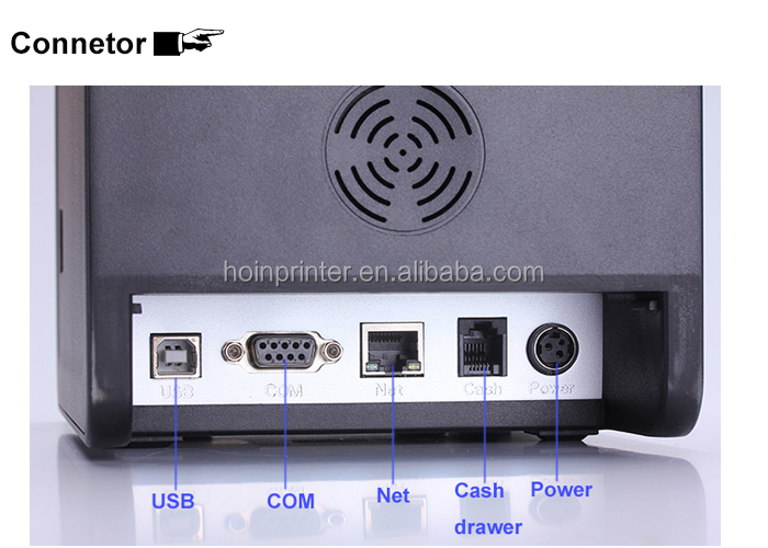 HOIN - GPRS SMS প্রিন্টার 3G থার্মাল রিসিপ্ট প্রিন্টার 80mm খাবারের জন্য অনলাইন অর্ডার 80mm রান্নাঘরের অ্যালার্ম প্রিন্টার 16
