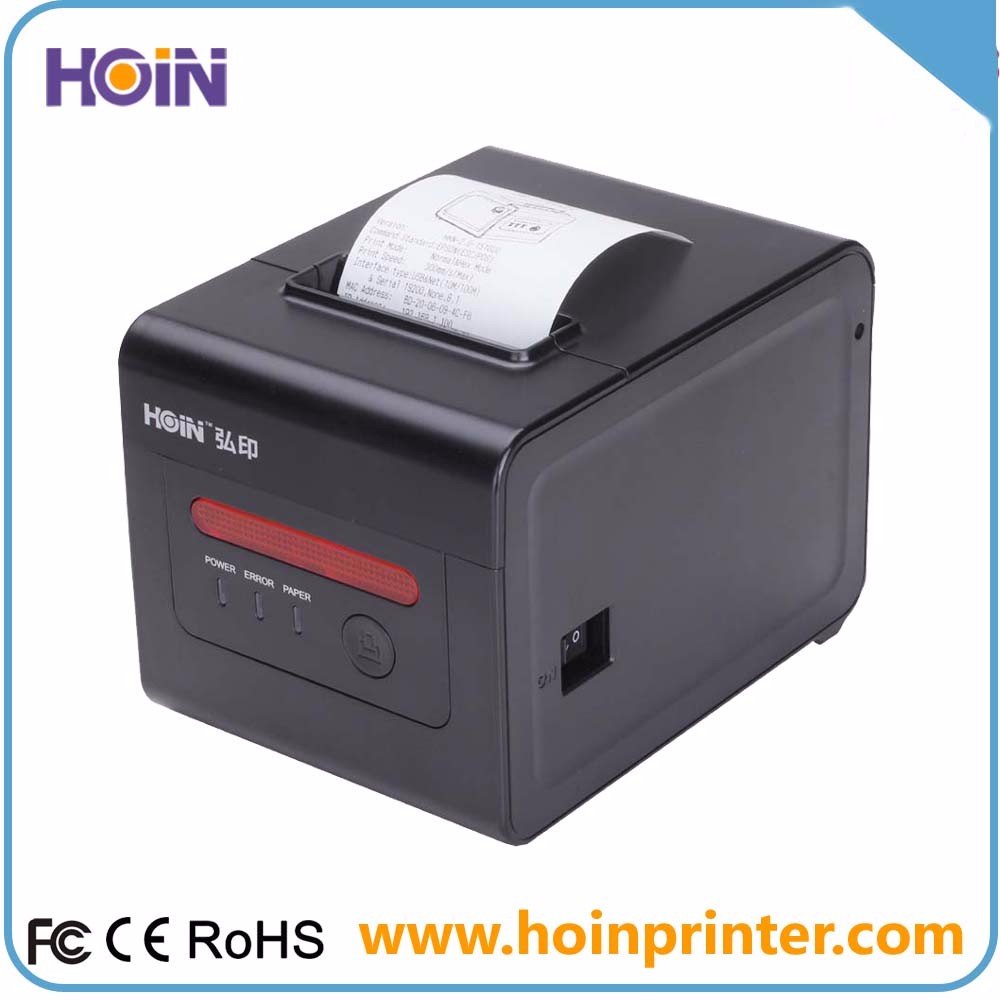 HOIN - GPRS SMS প্রিন্টার 3G থার্মাল রিসিপ্ট প্রিন্টার 80mm খাবারের জন্য অনলাইন অর্ডার 80mm রান্নাঘরের অ্যালার্ম প্রিন্টার 8